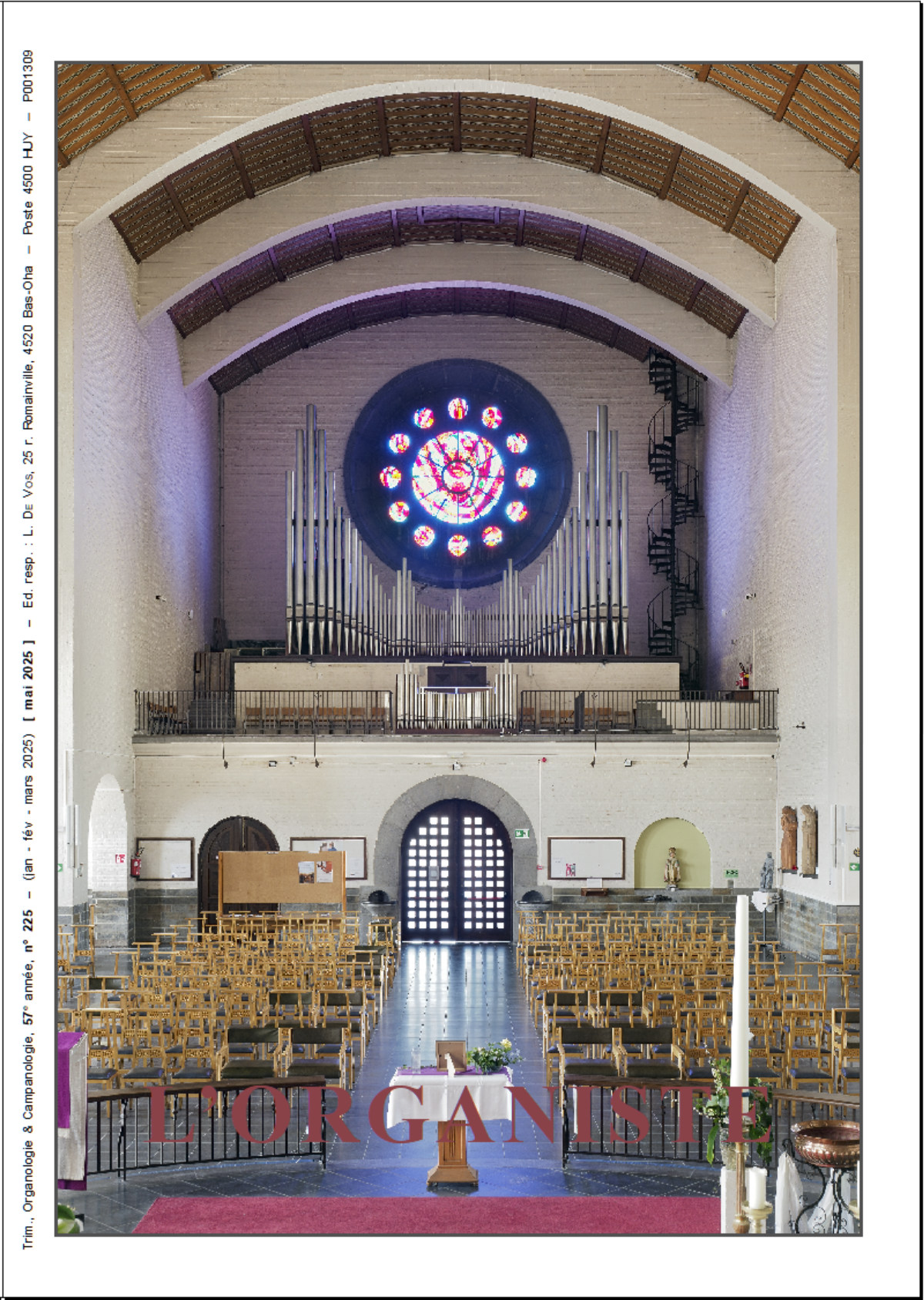 L`orgue Delmotte 1969 de l`église de Saint-Ghislain