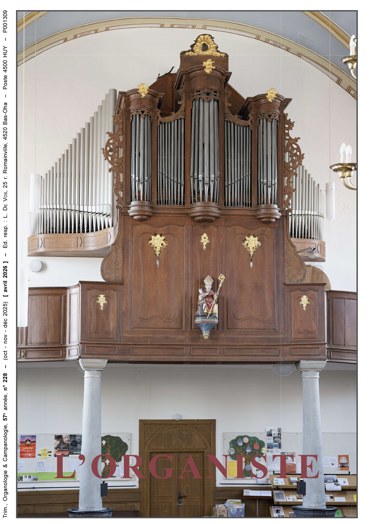 Lorgue de léglise Saint-Hubert à Gemmenich